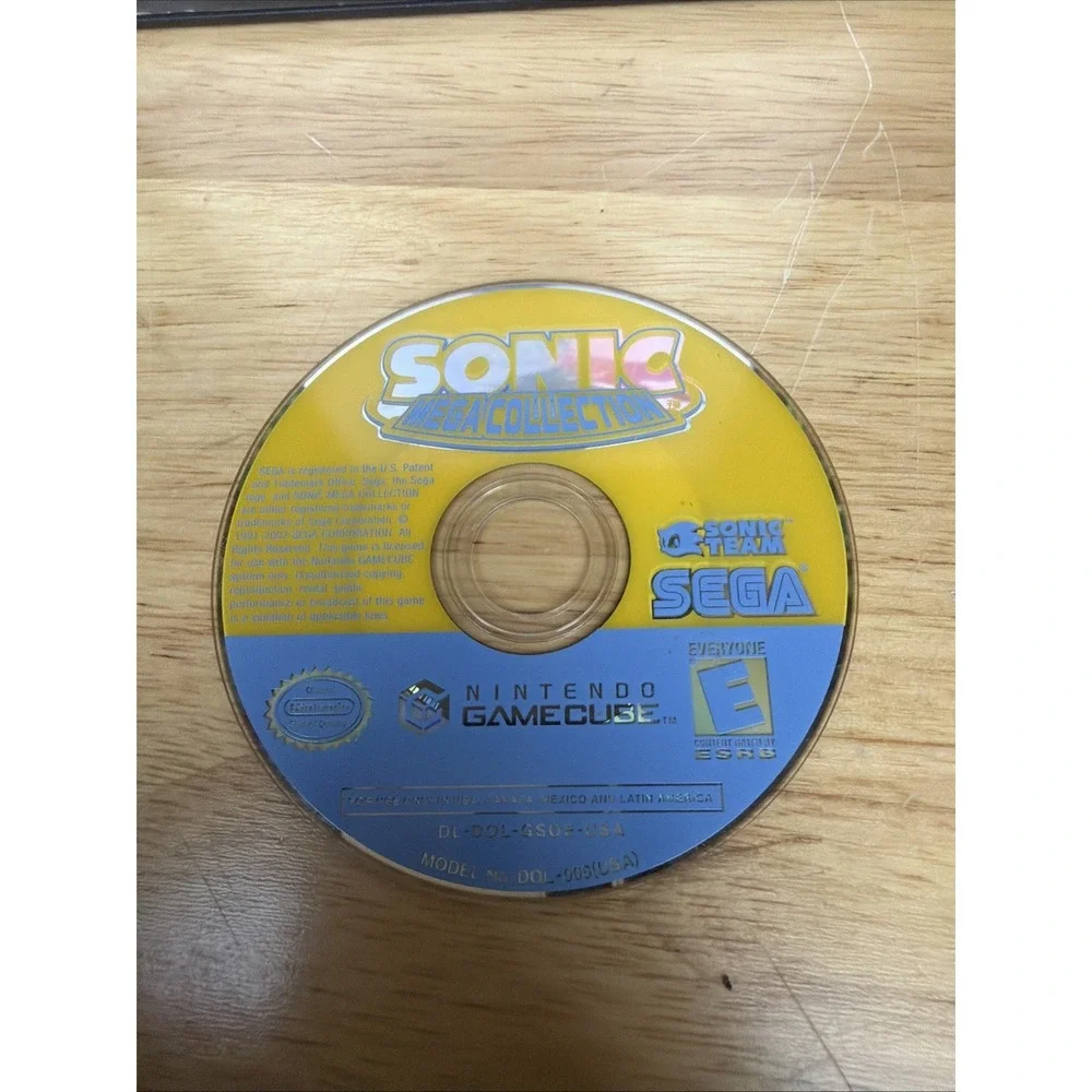 Sonic Mega Collection Sega Nintendo Gamecube Game‎ Disc Only (TESTED)